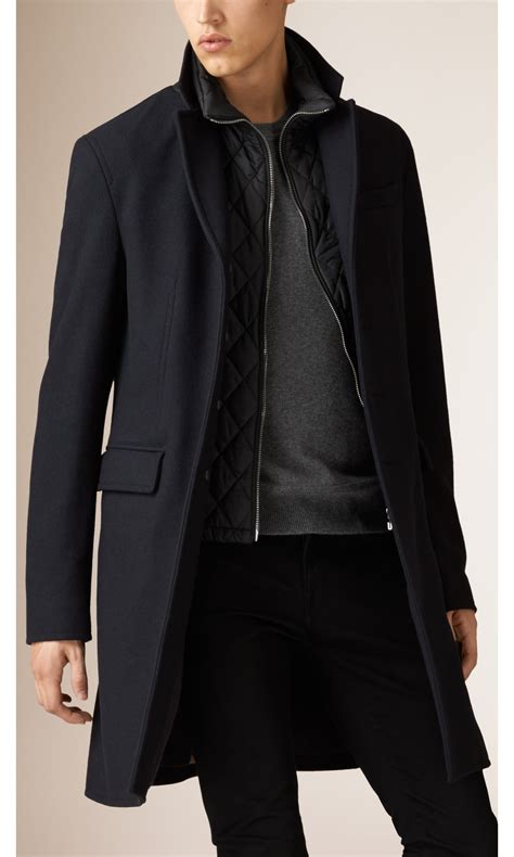 men wool coat burberry|Burberry cashmere coat men's.